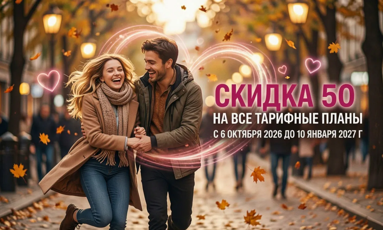 Скидка 50% на все тарифные планы